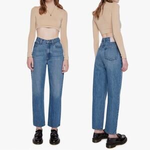 Mother Snacks High Waisted Double Stack Ankle Jeans Delicious Memories Size 29